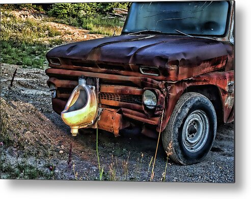 Ron Roberts Metal Print featuring the photograph Truck with benefits by Ron Roberts