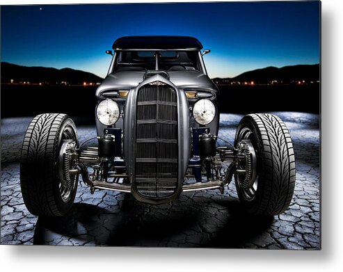 Car Metal Print featuring the photograph Millers Chop Shop 1964 Truckster Frontend by Yo Pedro