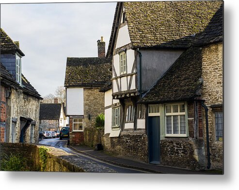 Lacock Metal Print featuring the photograph Tudor Architecture by Weir Here And There