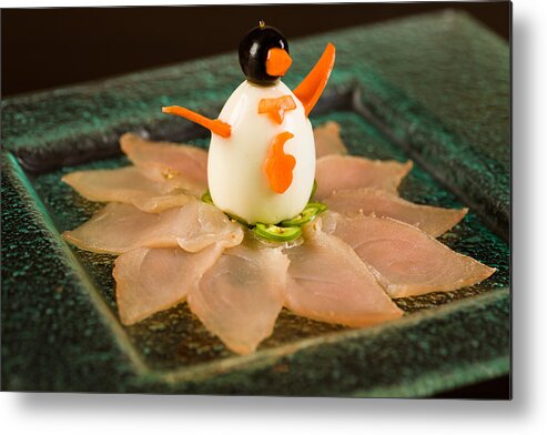 Asian Metal Print featuring the photograph Tuna Appetizer by Raul Rodriguez