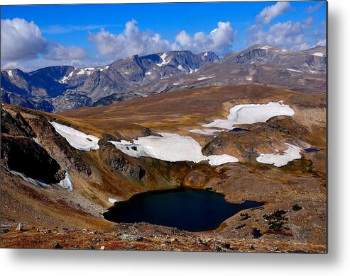 Beartooth Metal Print featuring the photograph Tundra Tarn by Tranquil Light Photography