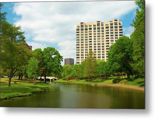 Grass Metal Print featuring the photograph Turtle Creek And Oak Lawn Neighborhood by Davel5957