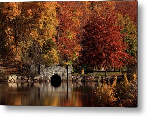 Autumn Metal Print featuring the photograph Twin Brooks by Karol Livote