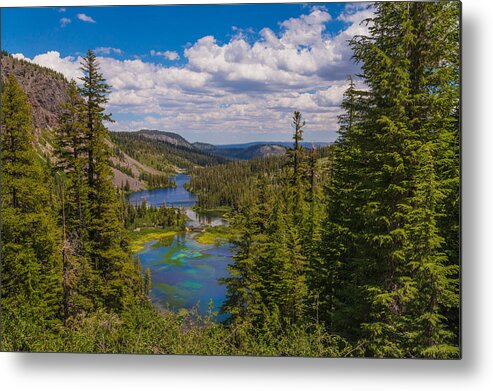 High Sierra Metal Print featuring the photograph Twin Lakes Overlook by Lynn Bauer