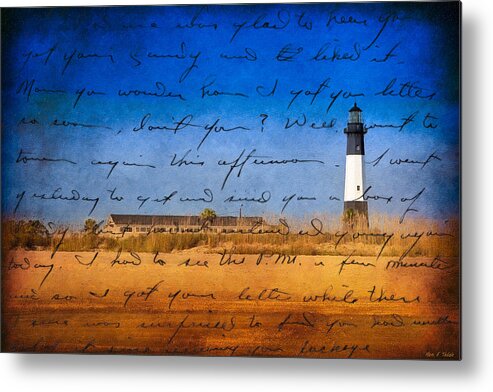 Tybee Metal Print featuring the photograph Tybee Island Lighthouse - A Sentimental Journey by Mark E Tisdale