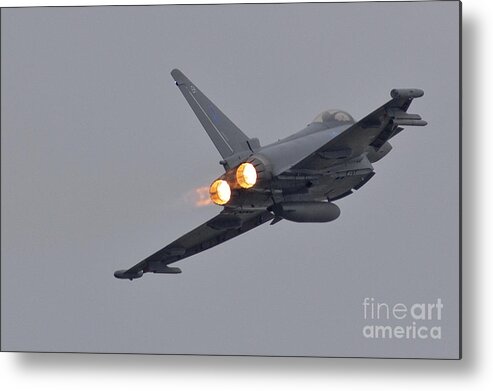 Air Show Metal Print featuring the digital art Typhoon Reheat by Airpower Art