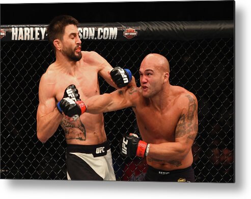 Event Metal Print featuring the photograph Ufc 195 Lawler V Condit by Josh Hedges/zuffa Llc