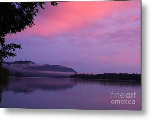 Sunset Metal Print featuring the photograph Umbagog June Lake Sunset by Neal Eslinger