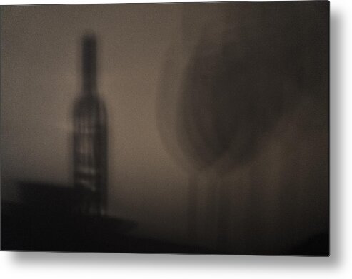 Wine Metal Print featuring the photograph Un Vin Blanc by Dmytro Korol