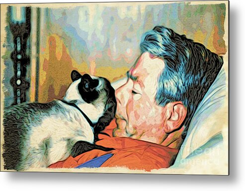 Man Metal Print featuring the photograph Unconditional Love by Phyllis Kaltenbach