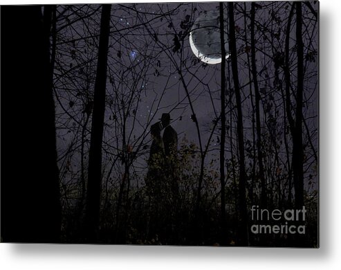 Amish Metal Print featuring the photograph Under Moon by David Arment