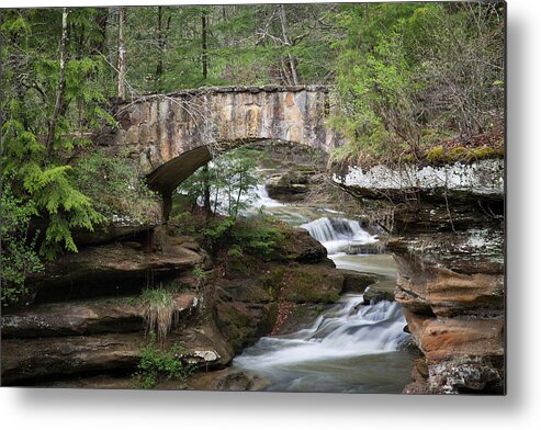 Water Metal Print featuring the photograph Under The Bridge by Dale Kincaid