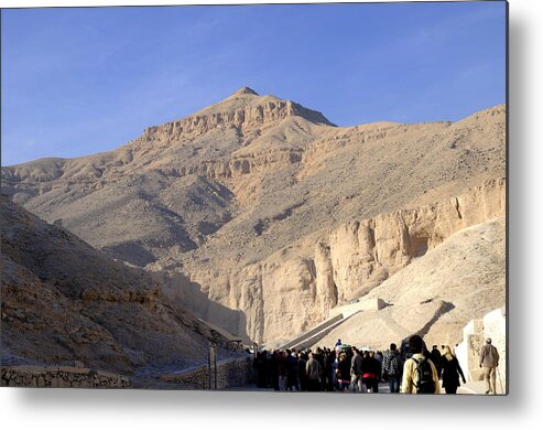 Valley Of Kings Metal Print featuring the photograph Under the Egyptian Sun by Brenda Kean