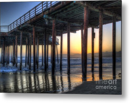 Pier Metal Print featuring the photograph Under the Pier by Mathias 