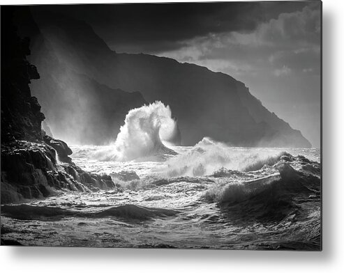 Wave Metal Print featuring the photograph Untitled by Ali Rismanchi