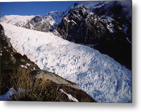 Feb0514 Metal Print featuring the photograph Upper Fox Glacier Westland Np New by Tui De Roy