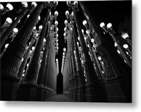 Lacma Metal Print featuring the photograph Urban Lights  #1 by Art K