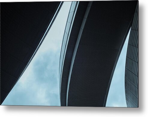 Curve Metal Print featuring the photograph Urban Structure by Sasaki Makoto