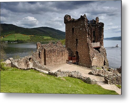Urquhart Metal Print featuring the photograph Urquhart Tower by Mike Farslow