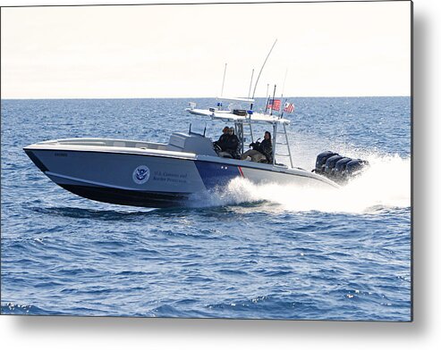 Us Customs Metal Print featuring the photograph US Customs At Work by Shoal Hollingsworth