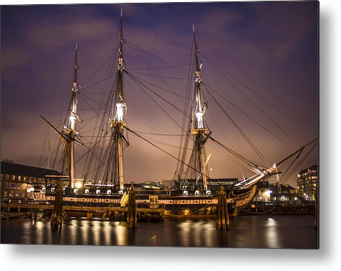 Boston Metal Print featuring the photograph USS Constitution Boston  by John McGraw