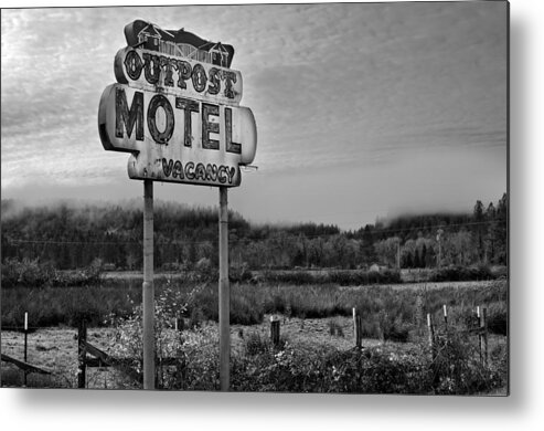 Motel Metal Print featuring the photograph Vacancy by Jon Exley