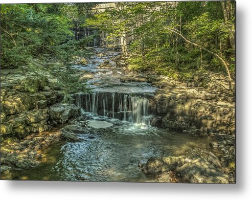 Maine Metal Print featuring the photograph Vaughan Woods stream by Jane Luxton