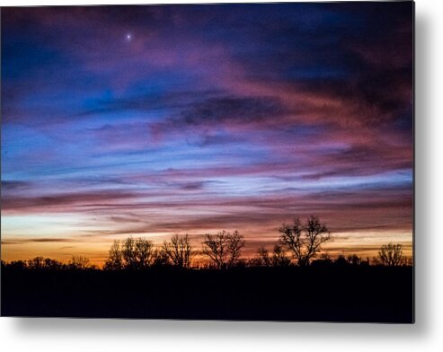 Venus Metal Print featuring the photograph Venus in the Sky by Holden The Moment