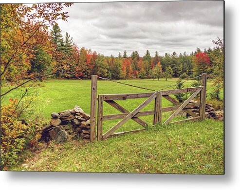 Vermont Metal Print featuring the photograph Vermont Countryside by Donna Doherty