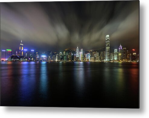 Clear Sky Metal Print featuring the photograph Victoria Harbor by Tristan O'tierney