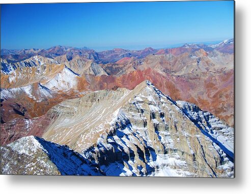 Colorado Metal Print featuring the photograph View from Atop Castle Peak by Cascade Colors