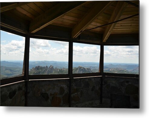 Dakota Metal Print featuring the photograph View from Harney Peak Lookout by Greni Graph