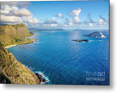 Makapuu Point Metal Print featuring the photograph View from Makapuu Point by Aloha Art
