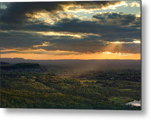 Canada Metal Print featuring the photograph View from Mt McKay ski hill by Jakub Sisak