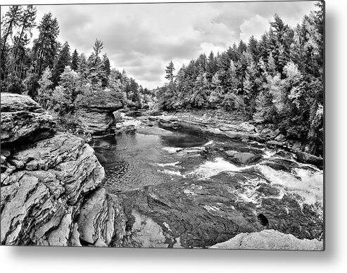 Swallow Falls State Park Metal Print featuring the photograph View looking down from Swallow Falls by SCB Captures