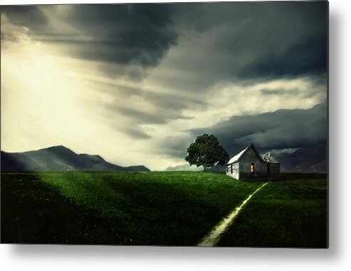 Architecture Metal Print featuring the photograph Village by Bess Hamiti