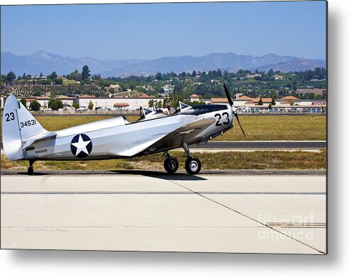 Vintage Metal Print featuring the photograph Vintage Aircraft 5 by Richard J Thompson 