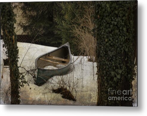 Boat Metal Print featuring the photograph Vintage Boat by Judy Wolinsky
