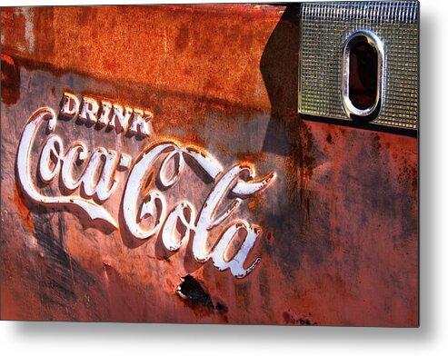 Made In America Metal Print featuring the photograph Vintage Coca Cola by Steven Bateson