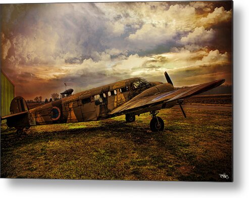 Aeroplane Metal Print featuring the photograph Vintage Plane by Evie Carrier