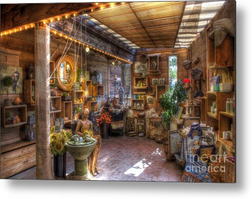 Shopping Metal Print featuring the photograph Visiting the Shop by Mathias 