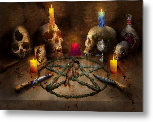 Self Metal Print featuring the photograph VooDoo - The power of Voodoo by Mike Savad