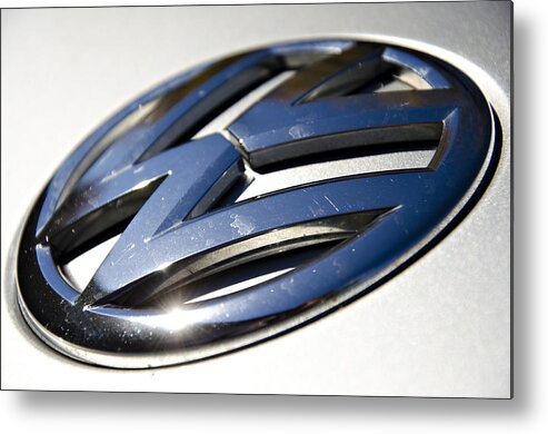 Volkswagen Metal Print featuring the photograph VW by Ricky Barnard
