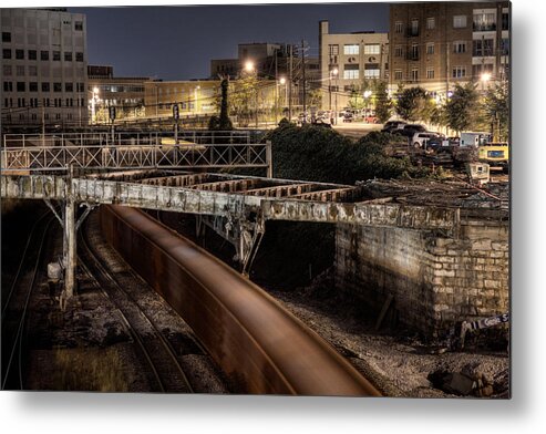 City Metal Print featuring the photograph Walking Dead Train by Scott Moore