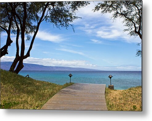 Tropical Metal Print featuring the photograph Walking In to Bliss by Christie Kowalski