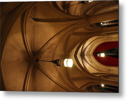 Alter Metal Print featuring the photograph Washington National Cathedral - Washington DC - 011374 by DC Photographer