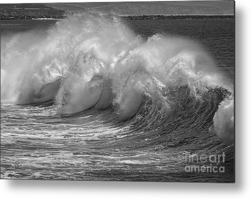 Ocean Metal Print featuring the photograph Waves and Spray by Ana V Ramirez