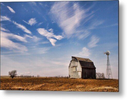 Jet Metal Print featuring the photograph Weathered by Lana Trussell