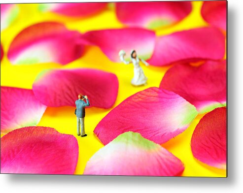 Wedding Metal Print featuring the photograph Wedding Photography Little People big worlds by Paul Ge