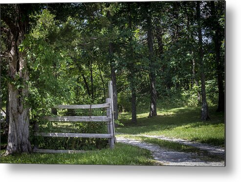 Gravel Road Metal Print featuring the photograph Welcome Home by Wayne Meyer